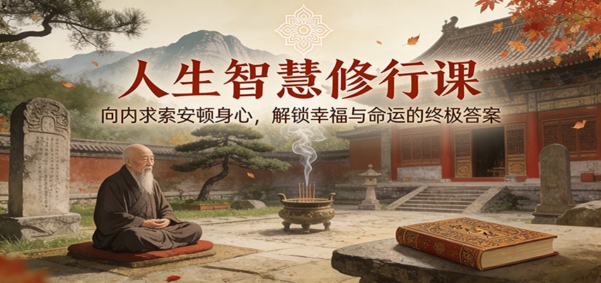 人生智慧修行课：向内求索安顿身心，解锁幸福与命运的终极答案-九节课