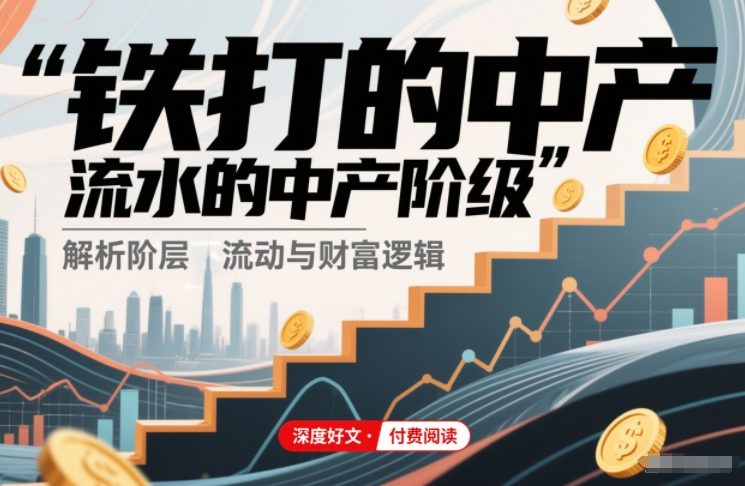 付费文章：铁打的中产，流水的中产阶级-九节课