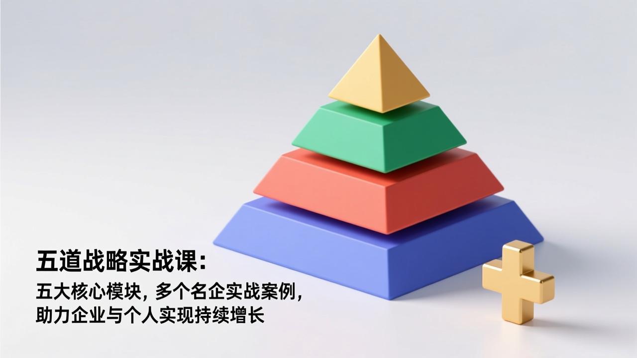 （17095期）五道战略实战课：五大核心模块，多个名企实战案例，助力企业与个人实现持续增长-九节课