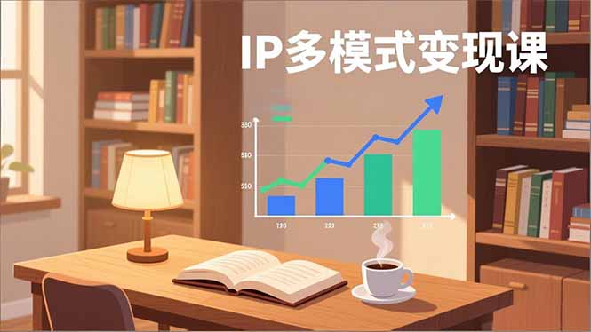 （17014期）IP多模式变现课，广告分成、种草激励、Live图带货，开拓多元收入，副业稳定月入过万-九节课