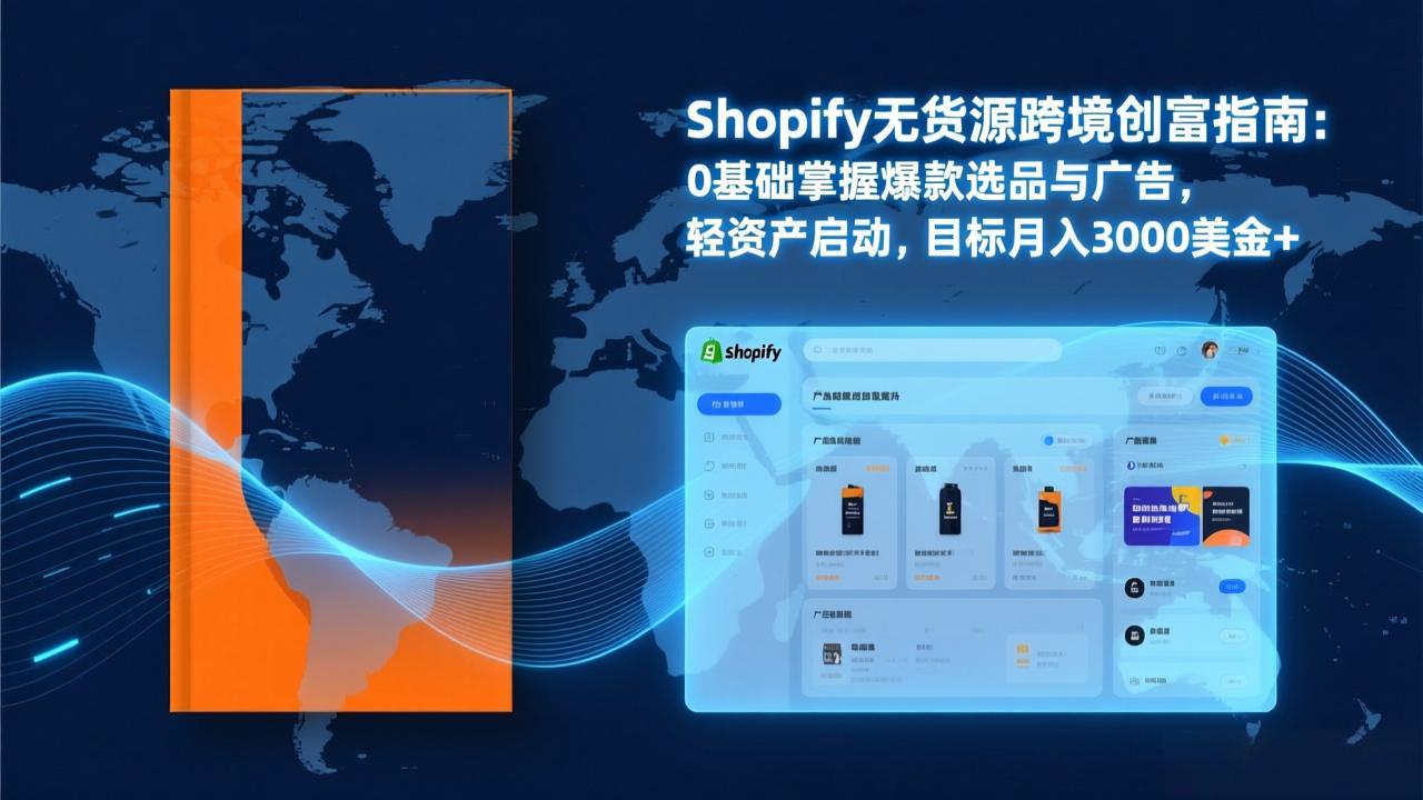 （17238期）Shopify爆款打法实战：从选品到广告投放，复制爆款模型，驱动独立站月销售额破万刀-九节课