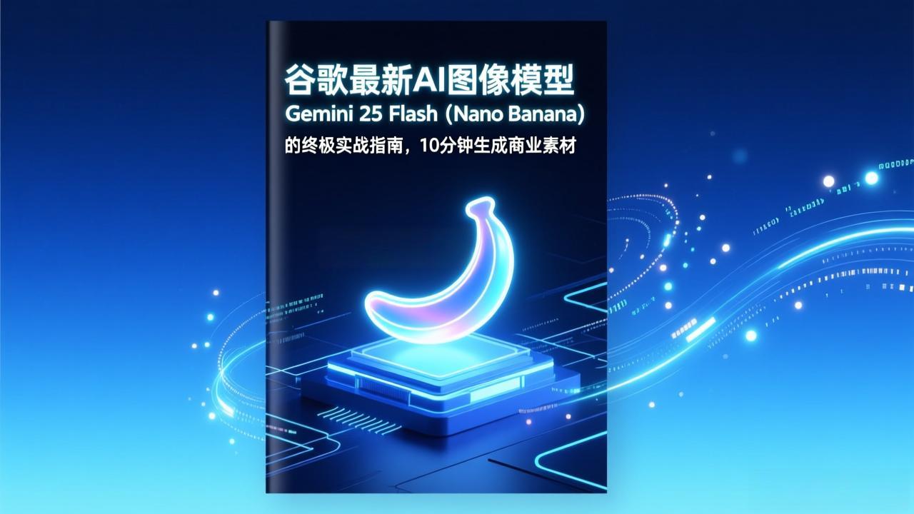 （17111期）谷歌最新AI图像模型Gemini 2.5 Flash（Nano Banana）的终极实战指南，10分钟生成商业素材-九节课
