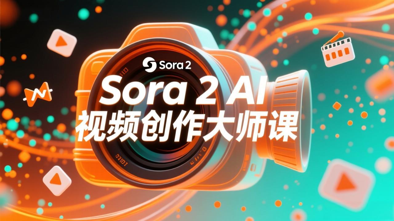 (17081期)如何利用Sora 2创建流行AI人工智能视频大师班教程:掌握创作全流程,产出百万播放内容-九节课