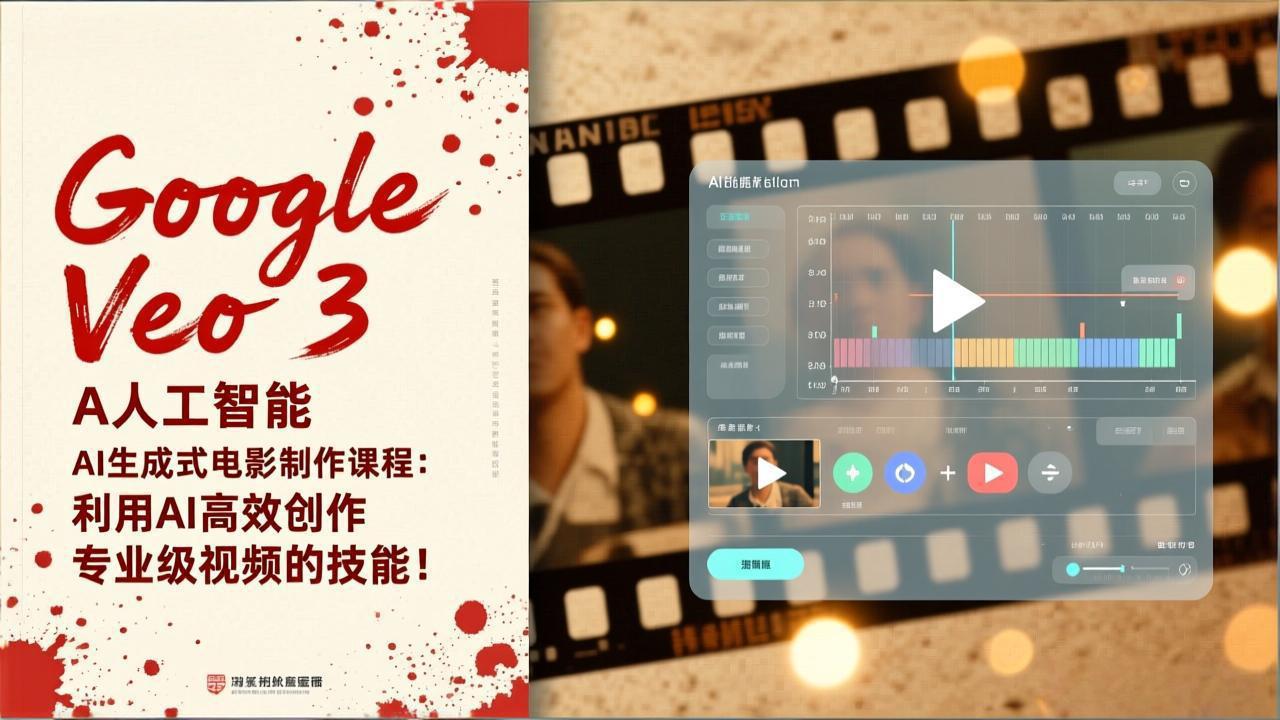 （17032期）Google Veo 3人工智能AI生成式电影制作课程：利用AI高效创作专业级视频的技能！-九节课