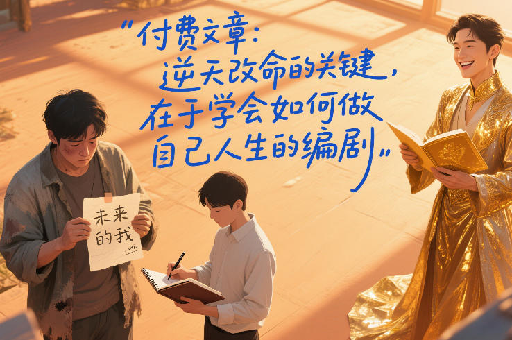 付费文章：逆天改命的关键，在于学会如何做自己人生的编剧-九节课