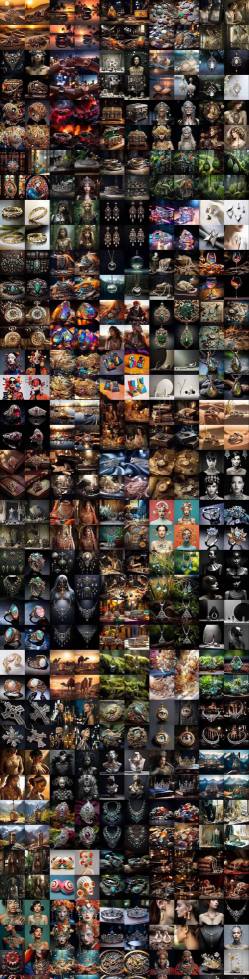 图片[4]-460+专业Midjourney珠宝摄影AI提示词戒指，项链-耳环-手链-宝石等，立即开始创作珠宝艺术-九节课