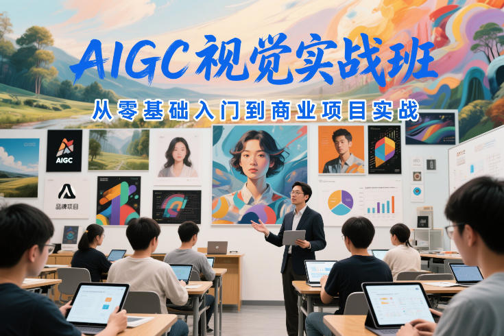 AIGC视觉实战班，从零基础入门到商业项目实战-九节课