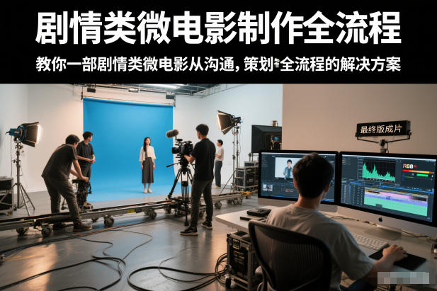 剧情类微电影制作全流程，教你一部剧情类微电影从沟通，策划到拍摄制作全流程的解决方案-九节课