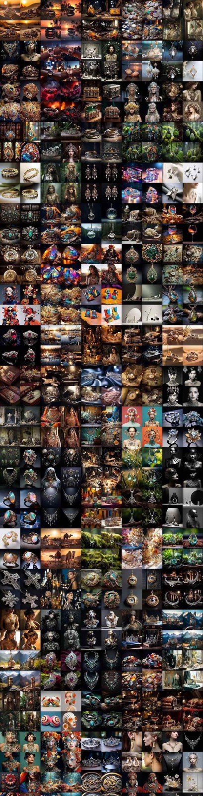 图片[8]-463个Midjourney珠宝摄影提示词：覆盖全品类珠宝，AI设计秒出专业效果-九节课