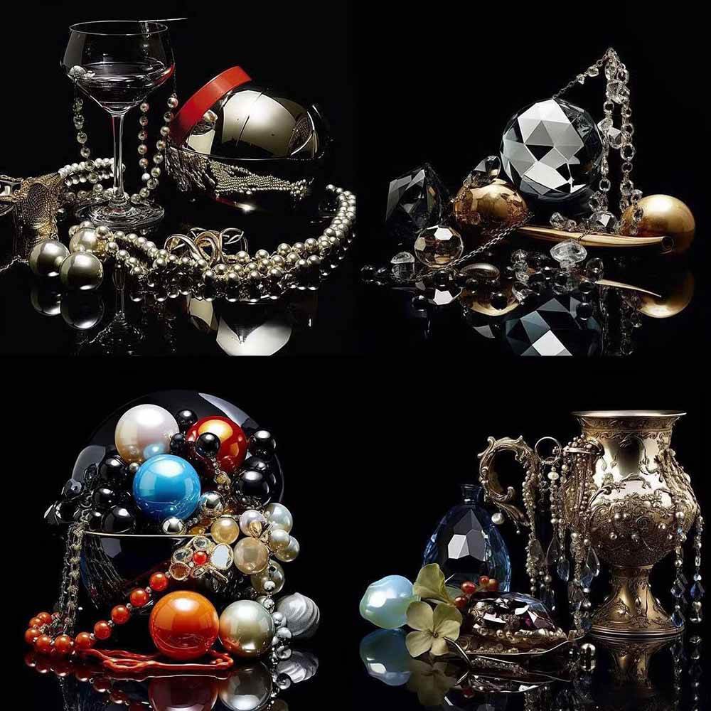 图片[7]-463个Midjourney珠宝摄影提示词：覆盖全品类珠宝，AI设计秒出专业效果-九节课