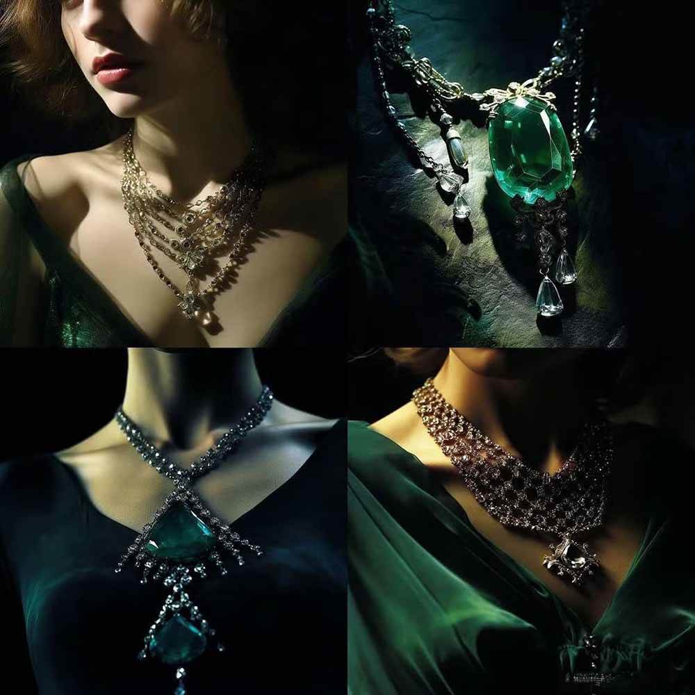 图片[3]-463个Midjourney珠宝摄影提示词：覆盖全品类珠宝，AI设计秒出专业效果-九节课