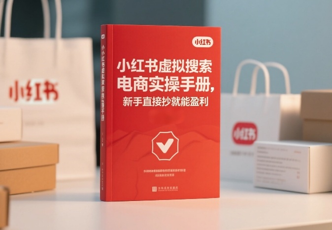 小红书​⁠‬​​⁠​‌​‬​⁠​‬‍‍‌​​​‬‌‍⁠​​​‌​⁠⁠​‬​​‬​​​​‌​‍虚拟搜索电商实操手册，新手直接抄就能盈利-九节课