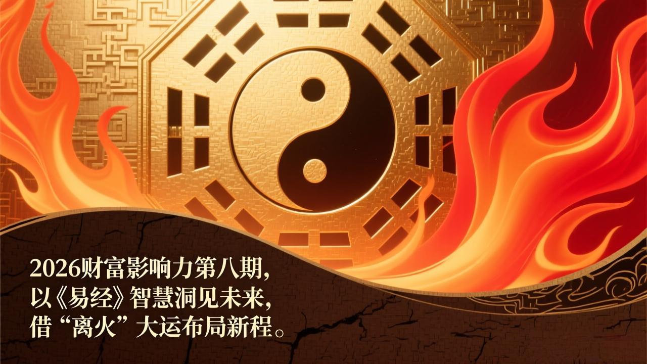（17418期）2026财富影响力第八期，以《易经》智慧洞见未来，借“离火”大运布局新程-九节课