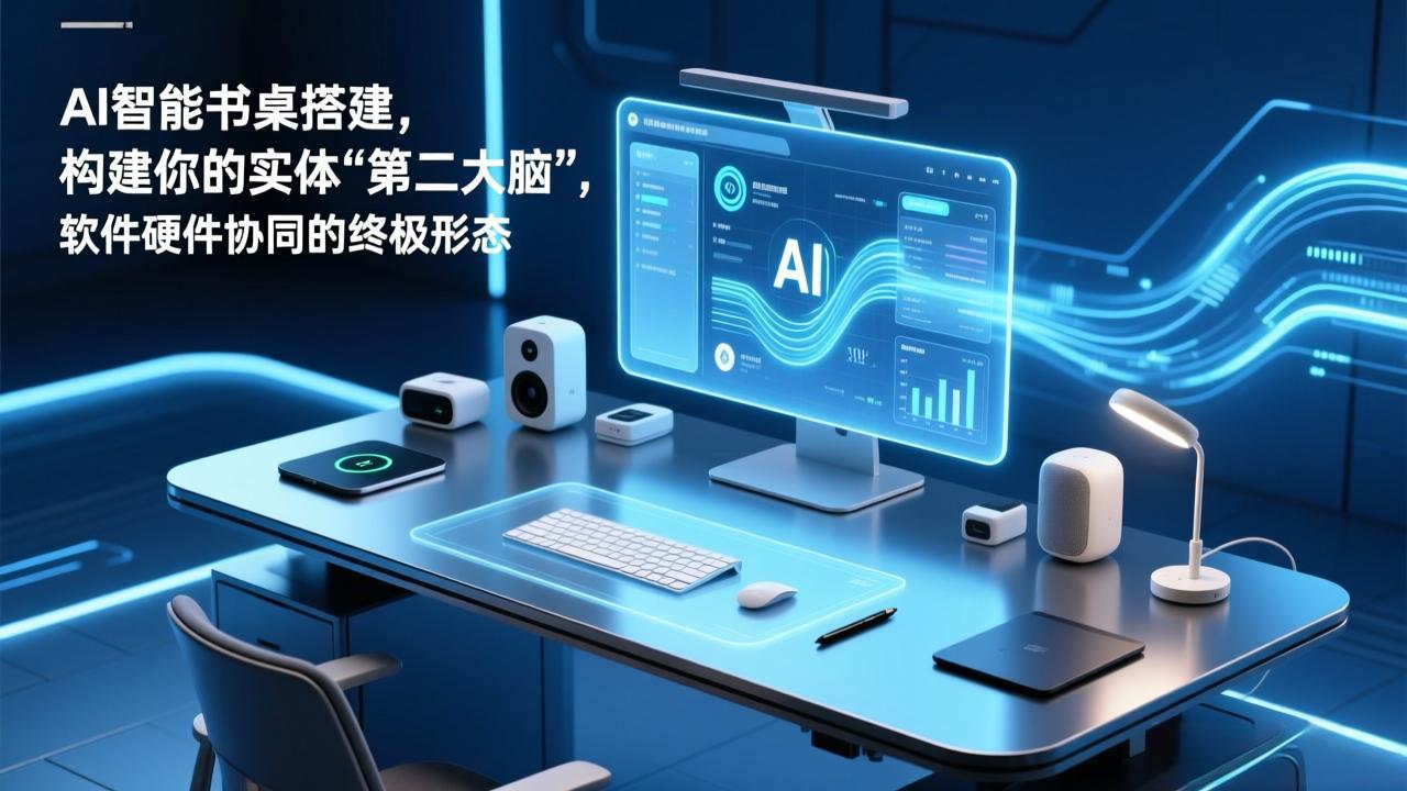 （17363期）AI智能书桌搭建，构建你的实体“第二大脑”，软件硬件协同的终极形态-九节课