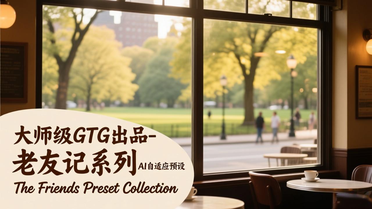 （17403期）大师级GTG出品-老友记系列AI自适应预设The Friends Preset Collection-九节课