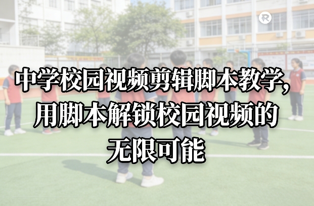 中学校园视频剪辑脚本教学，用脚本解锁校园视频的无限可能-九节课