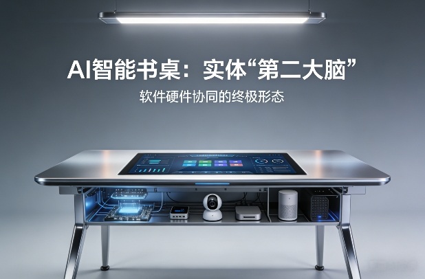 AI智能书桌搭建，构建你的实体“第二大脑”，软件硬件协同的终极形态-九节课