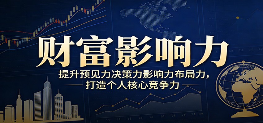 财富影响力提升，构建顶层布局思维，实现人生与事业双向升级-九节课