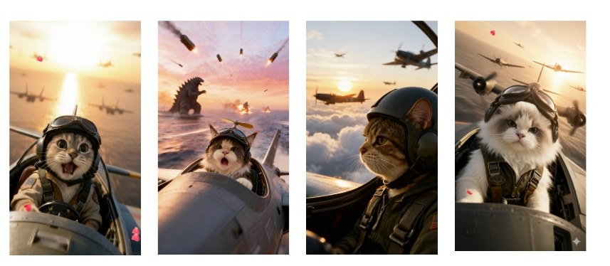 图片[2]-哥斯拉侵入了我的家乡–喵喵版短视频制作教学，快速起号涨粉-九节课