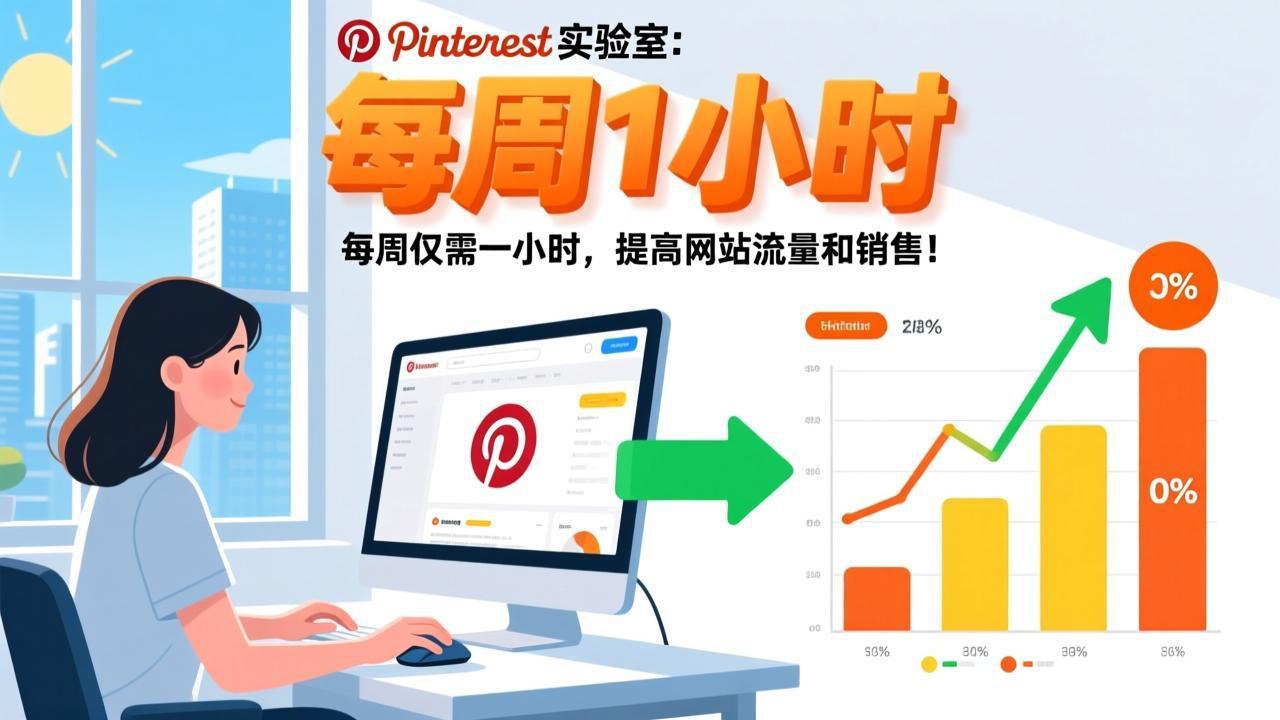 （17505期）Pinterest实验室：每周仅需一小时，提高网站流量和销售！-九节课