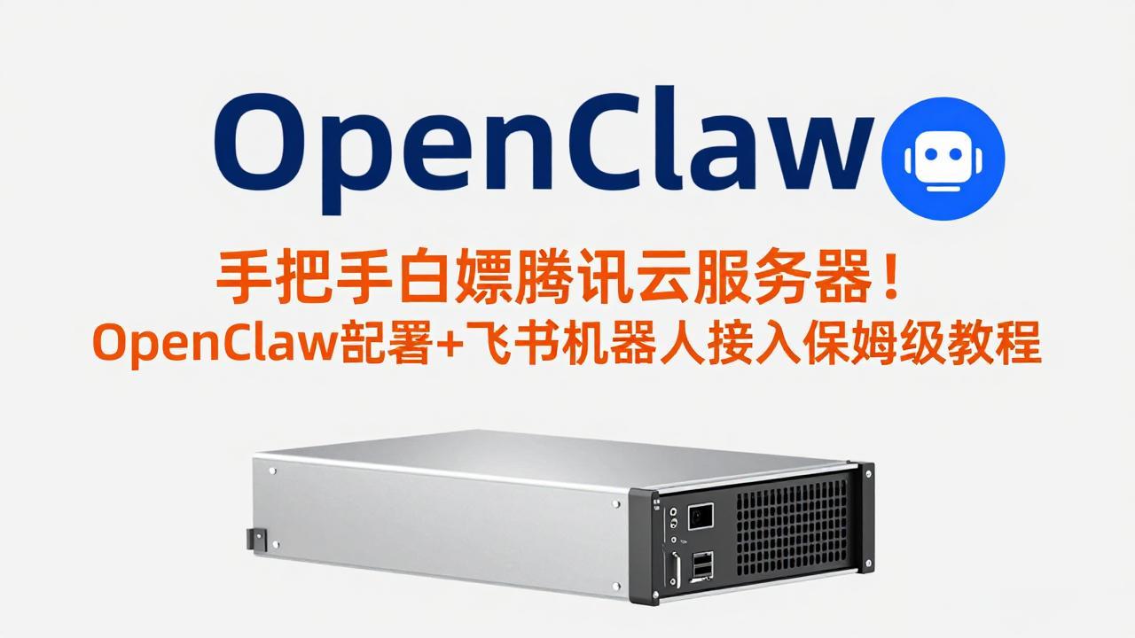 （17556期）手把手白嫖腾讯云服务器！OpenClaw部署+飞书机器人接入保姆级教程-九节课