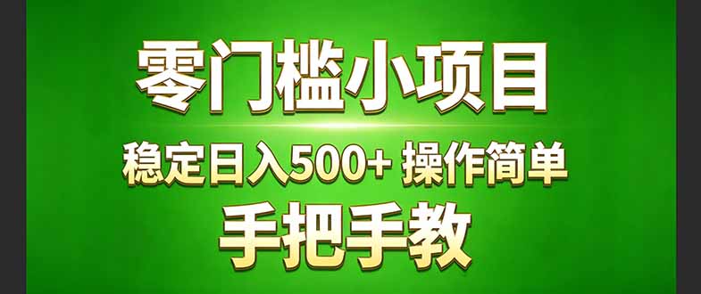 （17609期）真实实操两年多的小项目，正规长期做，适合想赚点额外收入的朋友，手把手教！ (-九节课
