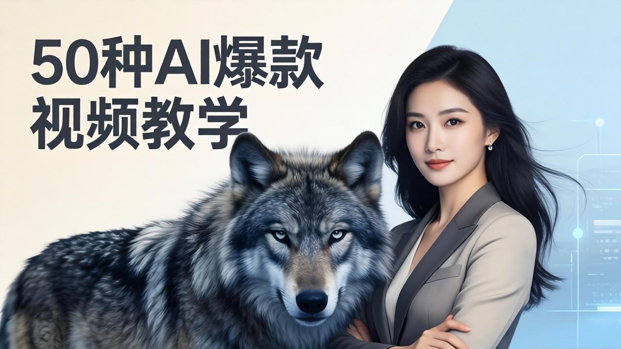 （17815期）50种AI爆款视频教学：影视级古诗词+治愈萌宠+山海经蛟龙，高阶宝典商业落地-九节课