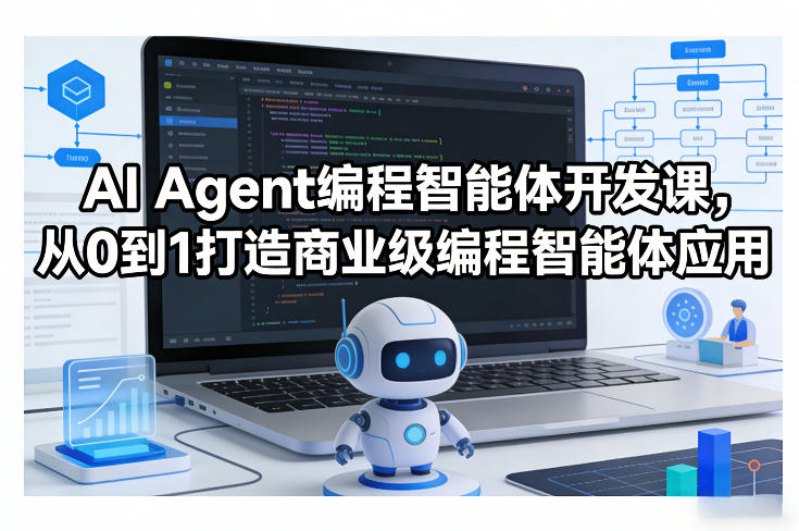 AI Agent编程智能体开发课，从0到1打造商业级编程智能体应用-九节课