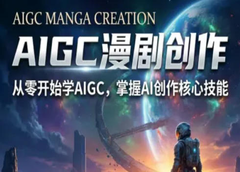AIGC精品漫剧创作全流程解析，S级漫剧教学，从零开始学AIGC漫剧创作-九节课