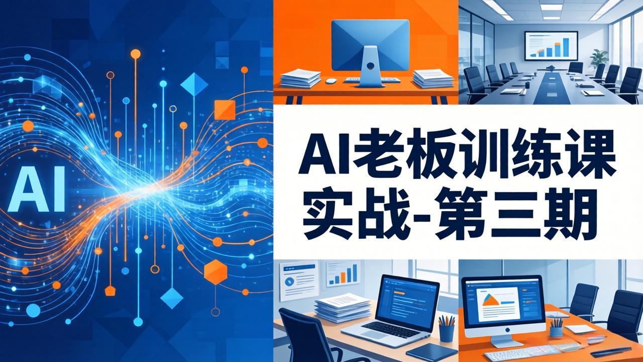 （18025期） AI老板训练课实战-第三期：AI+内容应用落地教学，从0到1打通AI变现完整路径-九节课