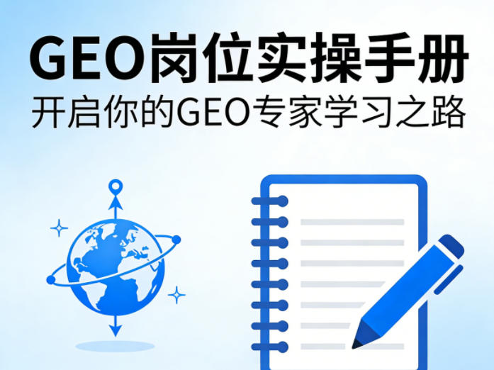 GEO岗位实操手册，开启你的GE0专家学习之路-九节课