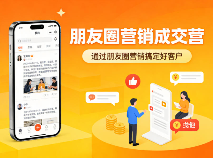 朋友圈营销成交营，通过朋友圈营销来搞定好客户-九节课