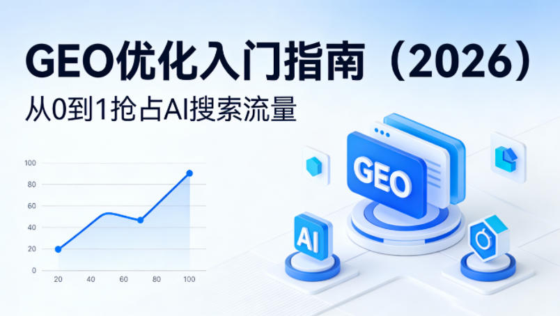 【最新】GEO优化入门指南（2026），从0到1抢占AI搜索流量-九节课