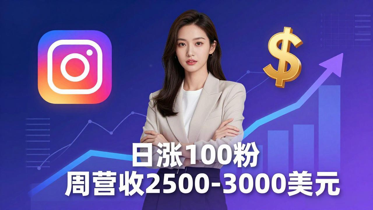 （18299期）想做数字产品？Sheri亲授：日涨100粉、每周2500至3000美元的营收，Instagram躺着赚-九节课