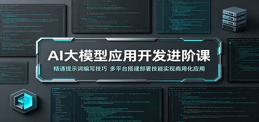 AI大模型应用开发进阶课：精通提示词编写技巧，多平台搭建部署技能实现商用化应用-九节课
