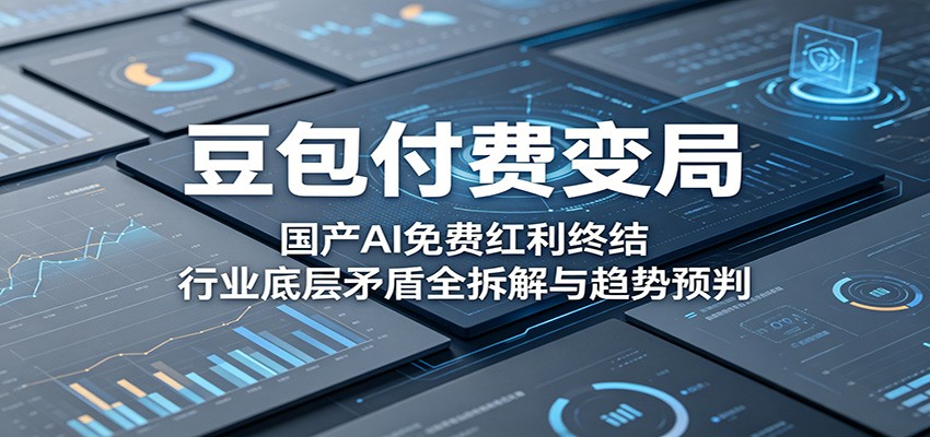 豆包付费变局：国产AI免费红利终结，行业底层矛盾全拆解与趋势预判-九节课