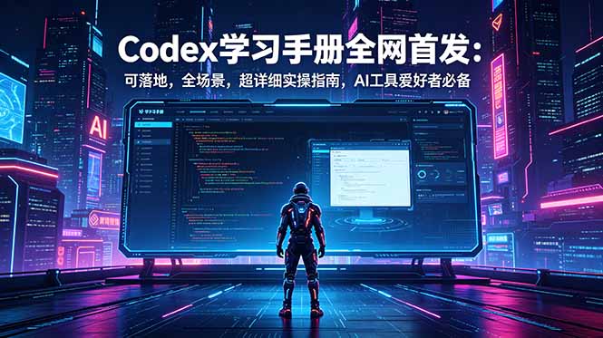 (18871期)Codex学习手册全网首发:可落地,全场景,超详细实操指南,AI工具爱好者必备-九节课