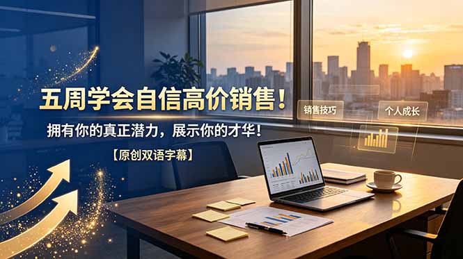 （19071期）五周学会自信高价销售！拥有你的真正潜力，展示你的才华！【原创双语字幕】-九节课