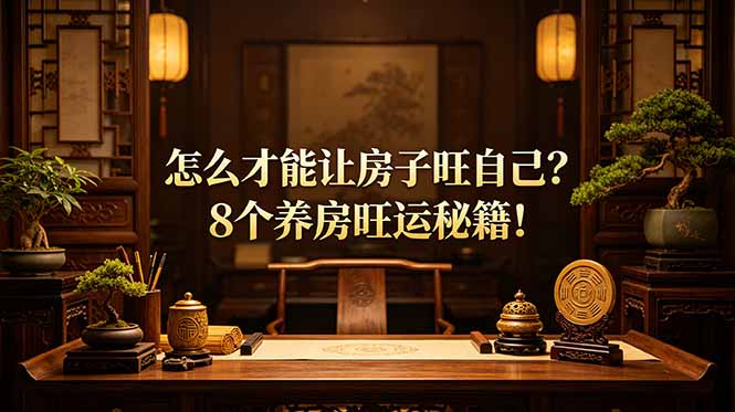 （19023期）付费文章：怎么才能让房子旺自己？8个养房旺运秘籍！-九节课