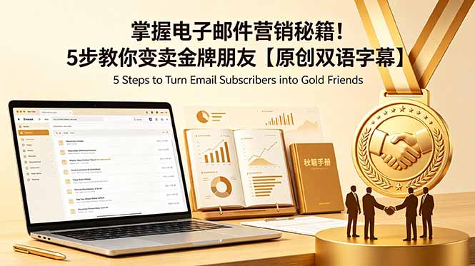 （18923期）掌握电子邮件营销秘籍！5步教你变卖金牌朋友【原创双语字幕】-九节课