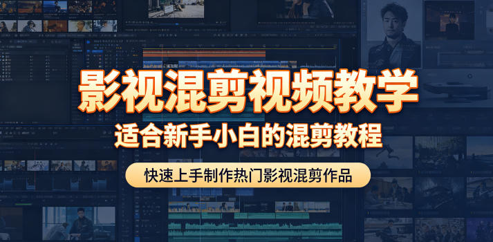 影视混剪视频教学，适合新手小白的混剪教程，快速上手制作热门影视混剪作品-九节课