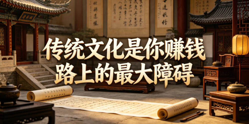 付费文章：传统文化是你賺钱路上的最大障碍-九节课