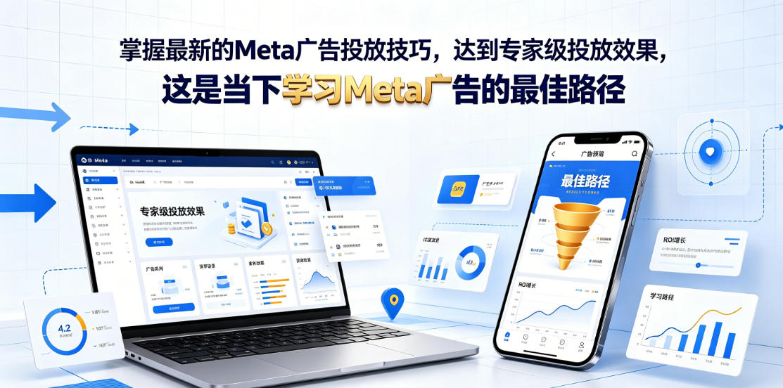掌握最新的Meta广告投放技巧，达到专家级投放效果，这是当下学习Meta广告的最佳路径【原创双语字幕】-九节课