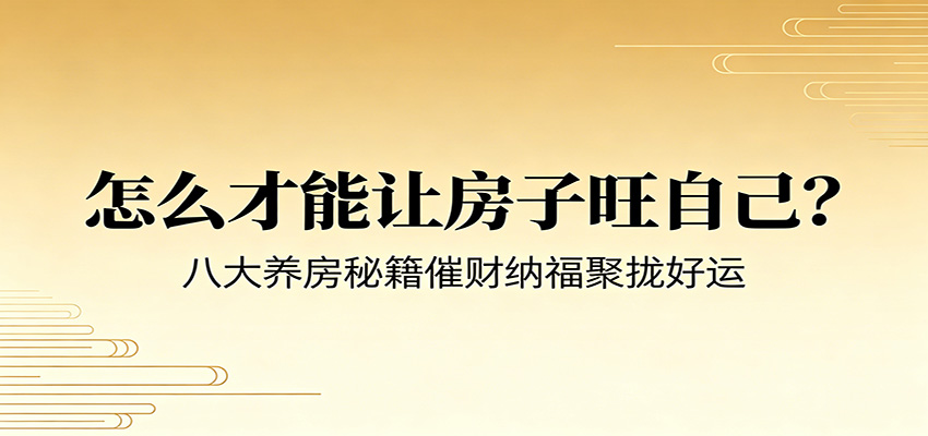 付费文章《怎么才能让房子旺自己？》八大养房秘籍催财纳福聚拢好运-九节课