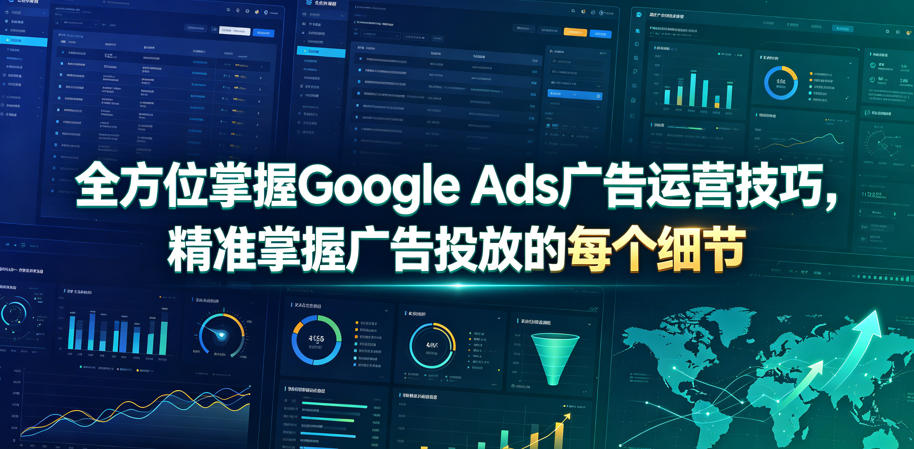 全方位掌握Google Ads广告运营技巧，精准掌握广告投放的每个细节【原创双语字幕】-九节课