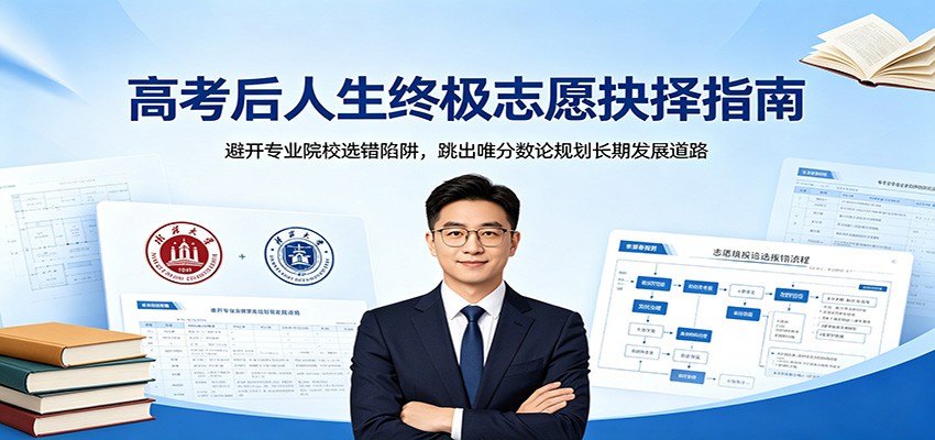 高考后人生终极志愿抉择指南：避开专业院校选错陷阱，跳出唯分数论规划长期发展道路-九节课