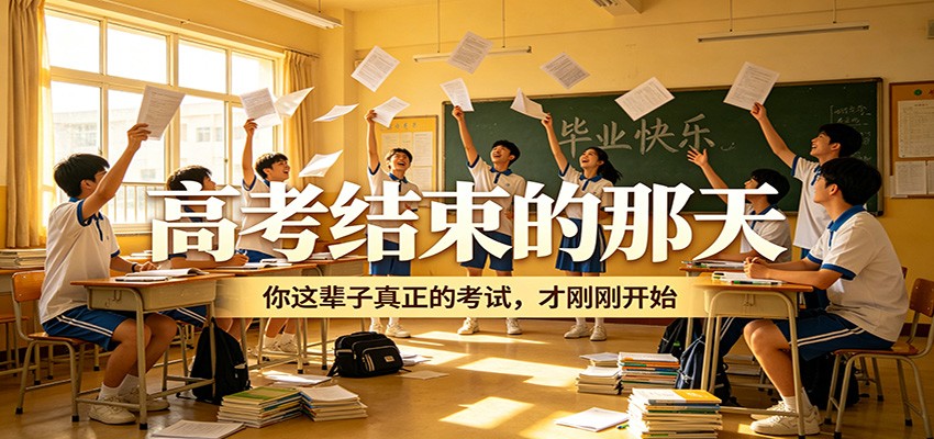 公众号付费文章《高考结束的那天，你这辈子真正的考试，才刚刚开始》-九节课