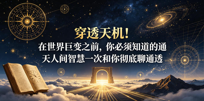 付费文章：穿透天机！在世界巨变之前，你必须知道的通天人间智慧一次和你彻底聊通透-九节课
