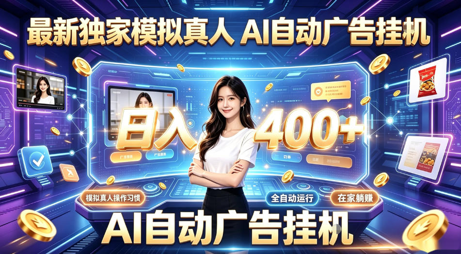 最新独家模拟真人，AI自动挂号挂G，日入400+，全程全自动运行，无需人工【揭秘】-九节课