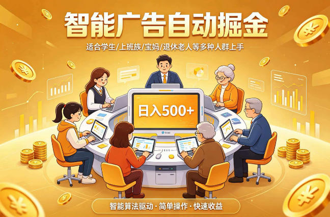 2026年最好做的项目：自动掘金项目，小白轻易上手，单日轻松收入500+【揭秘】-九节课